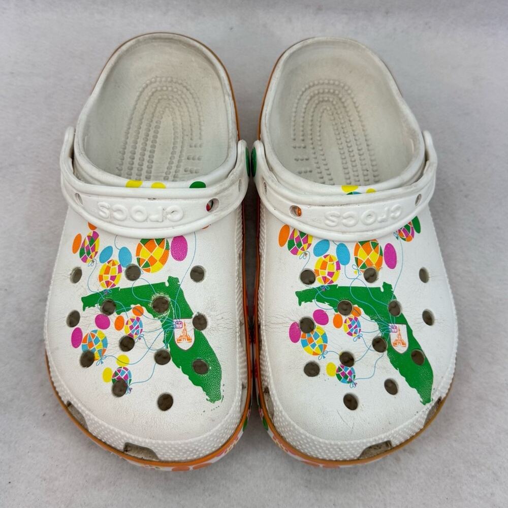 Crocs Disney Parks 50th Anniversary Vault Balloon Clogs Shoes Size mens5/womens7